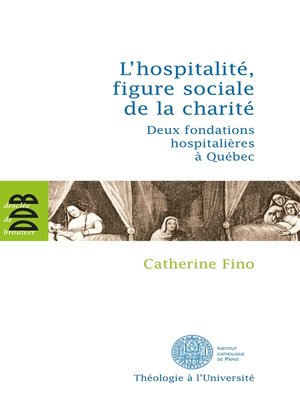 cover image of L'hospitalité, figure sociale de la charité
